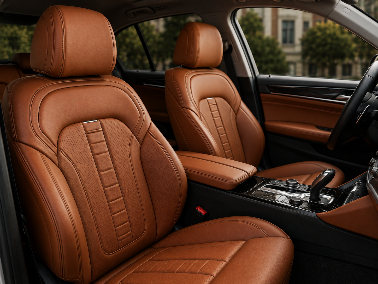 Automotive leather car seats
