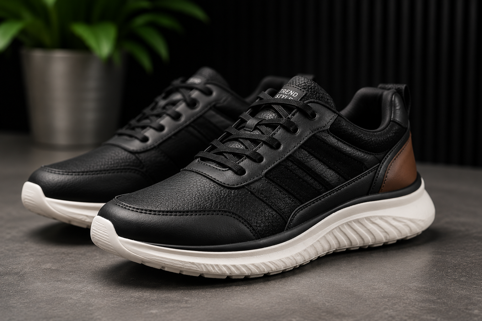 PVC and PU leather for sneakers