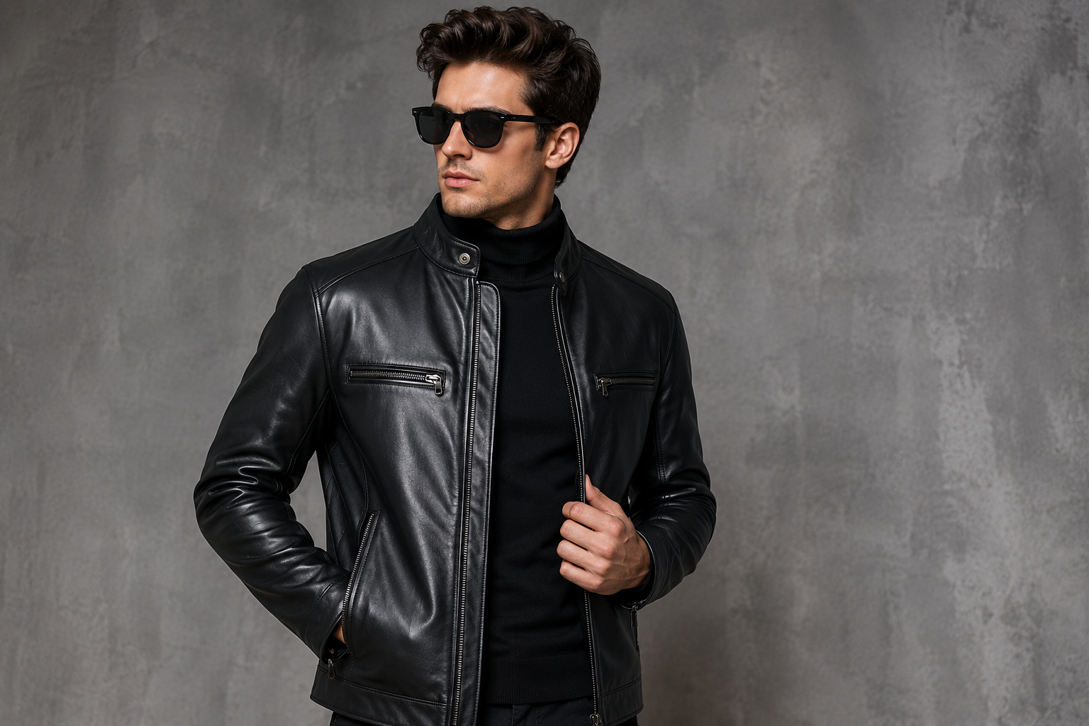 PVC and PU leather for jackets and outerwear
