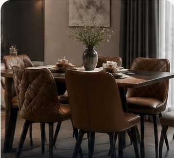 PVC and PU leather for dining and accent chairs