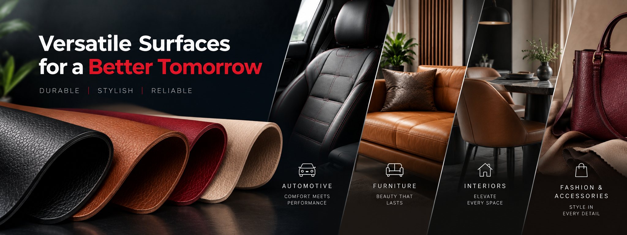 Premium PVC and PU Leather Solutions by Kapoor Vinyls