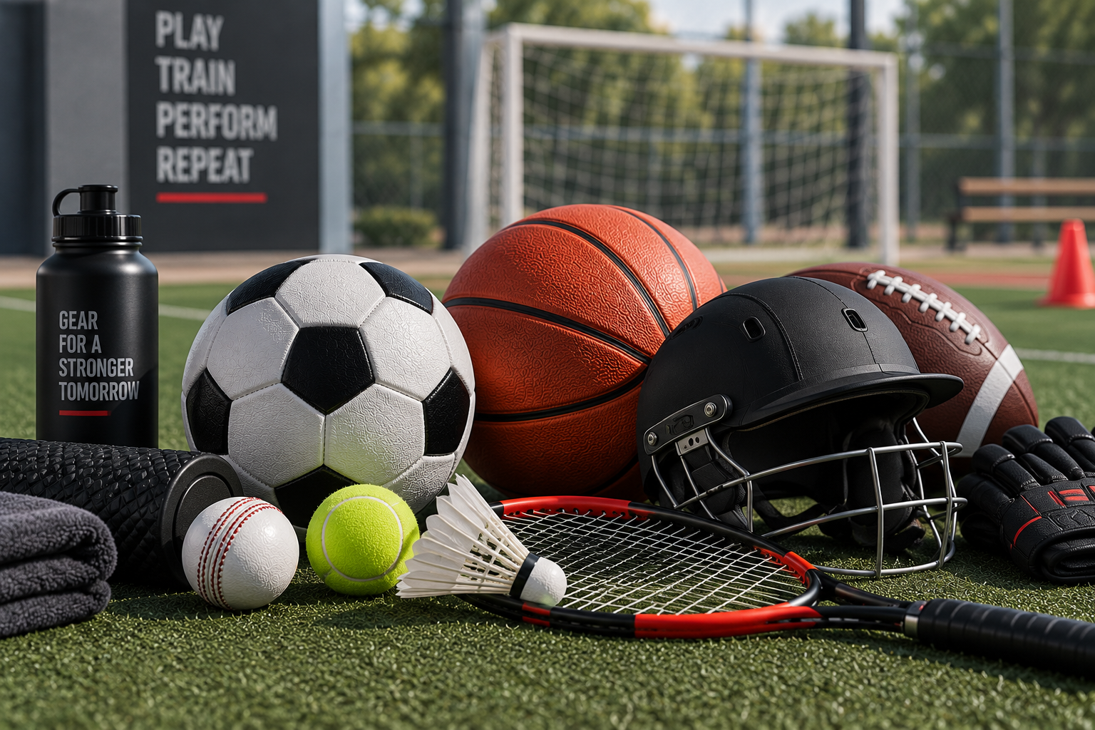 PVC and PU leather for sports equipment and accessories