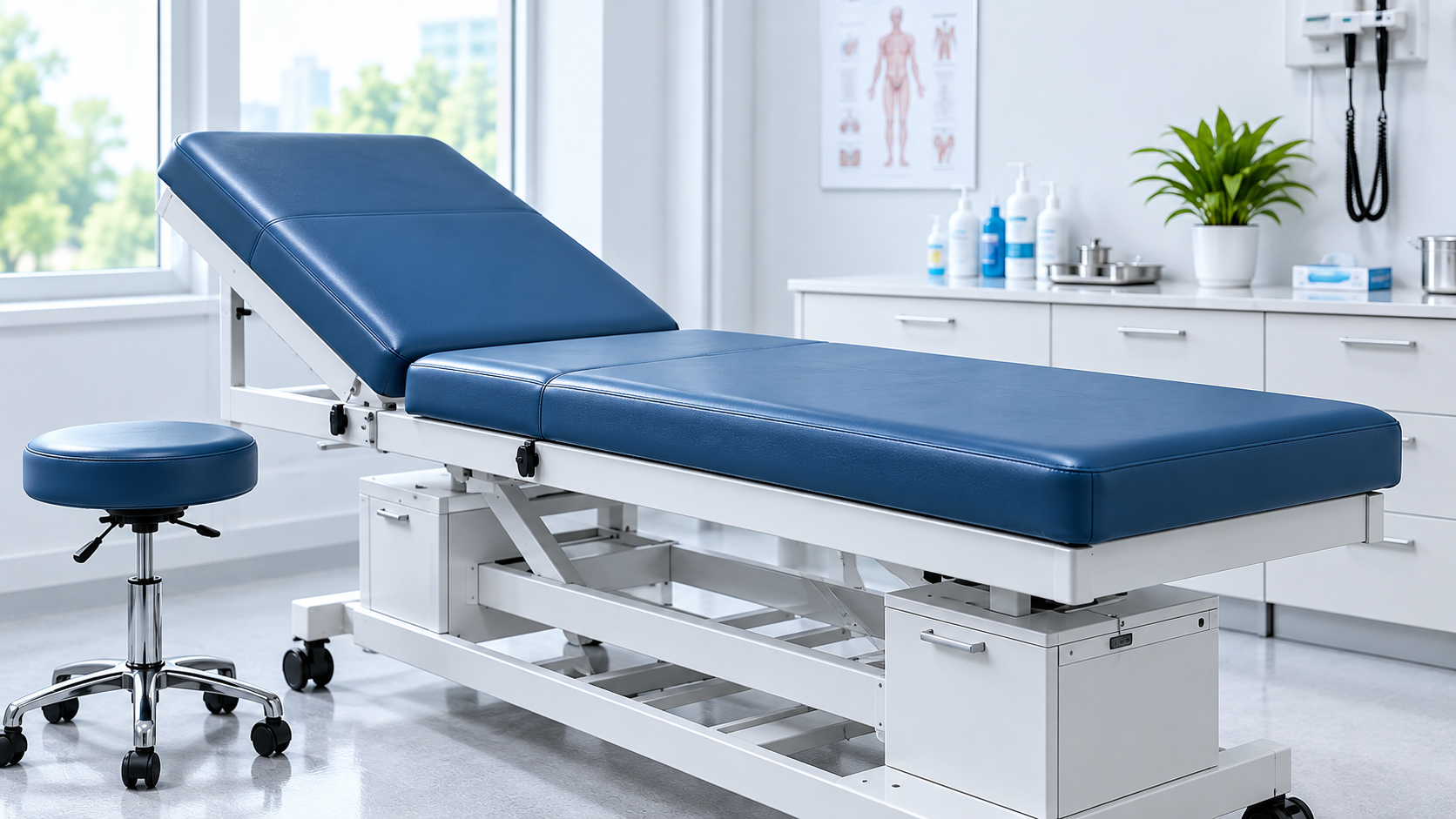 PVC and PU leather for medical examination tables